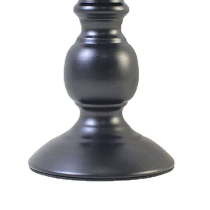 1PC Black Candle Holder Pillar Candlestick Stand for Halloween Easter Farmhouse Fireplace Home Table Centerpiece Decorative Y260131