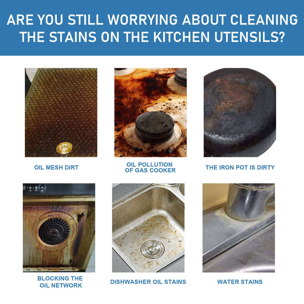 Jakehoe Effervescent Bucket Pack Kitchen Grease Cleaner Stove Range Hood Multi-Purpose Cleaning Tablets S260202