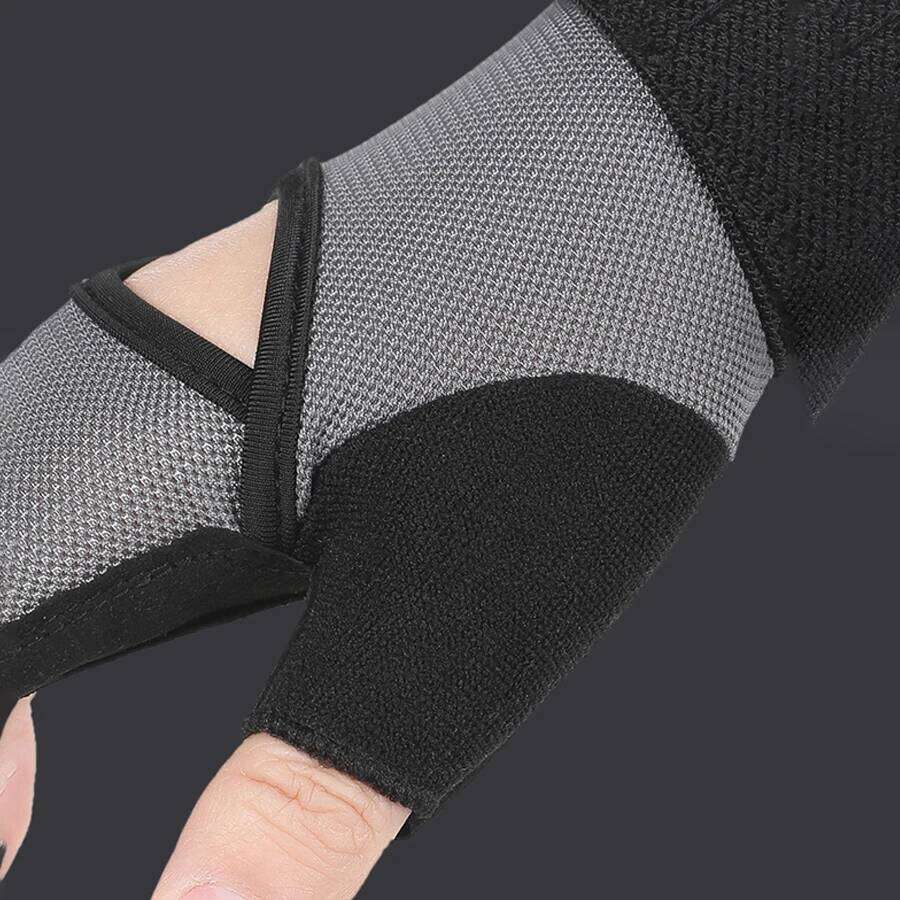 Fitness gloves, outdoor men's and women's extended wristbands, fitness protection, cycling, horizontal bar, anti slip exercise, XJ260202