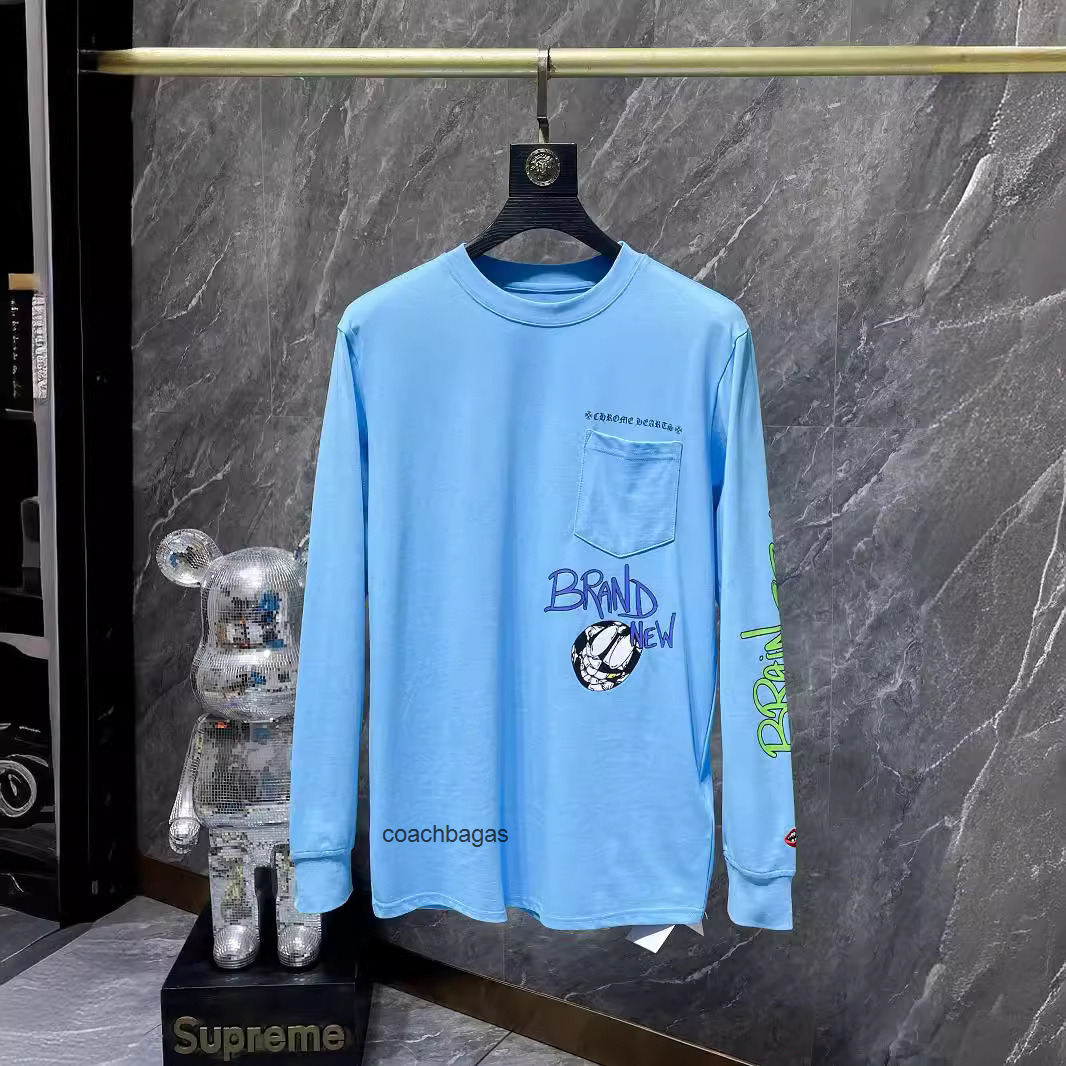 designer men t shirts for women luxury 24ss ch heavy industry blue mattyboy graffiti lon chrome hearts heartstshirt heartshoodies chromehearts heartstank top 4OQB