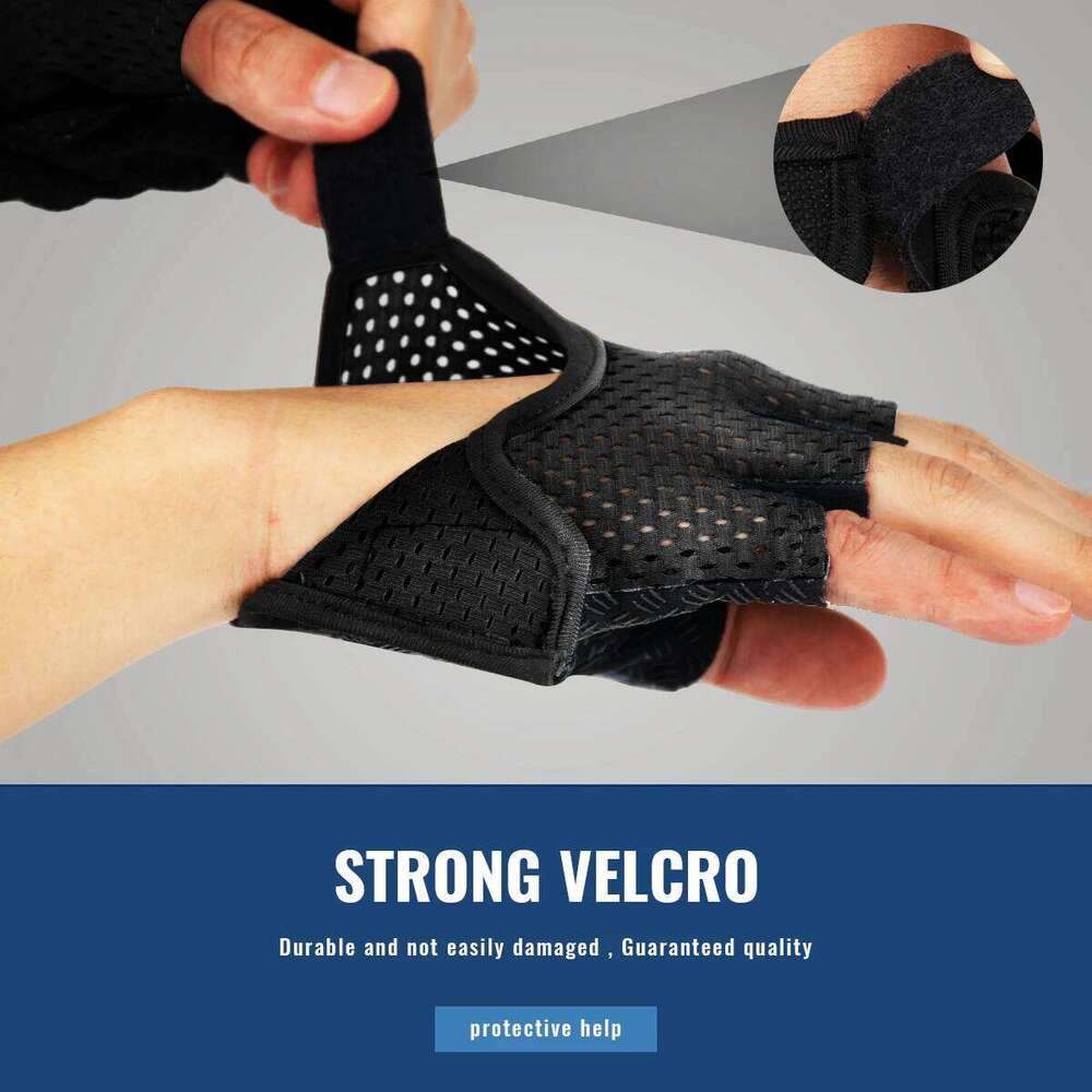 Gym Fitness Women Breathable Quick-Drying Half Finger Anti-Slip Outdoor Sport Cycling Weight Lifting Yoga Gloves XJ260202