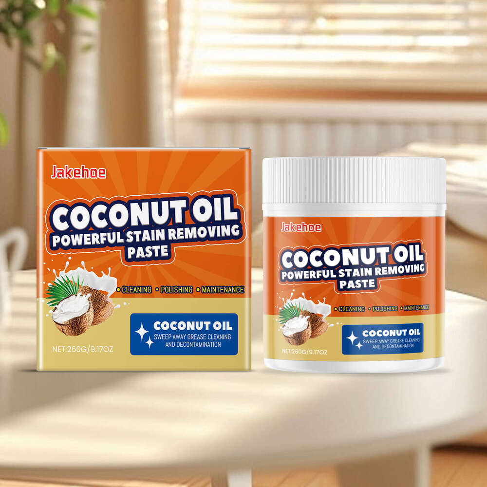 Coconut Remover Kitchen Heavy Oil Stain Multi-purpose Polishing Paste Degreaser Surface Cleaner S260202