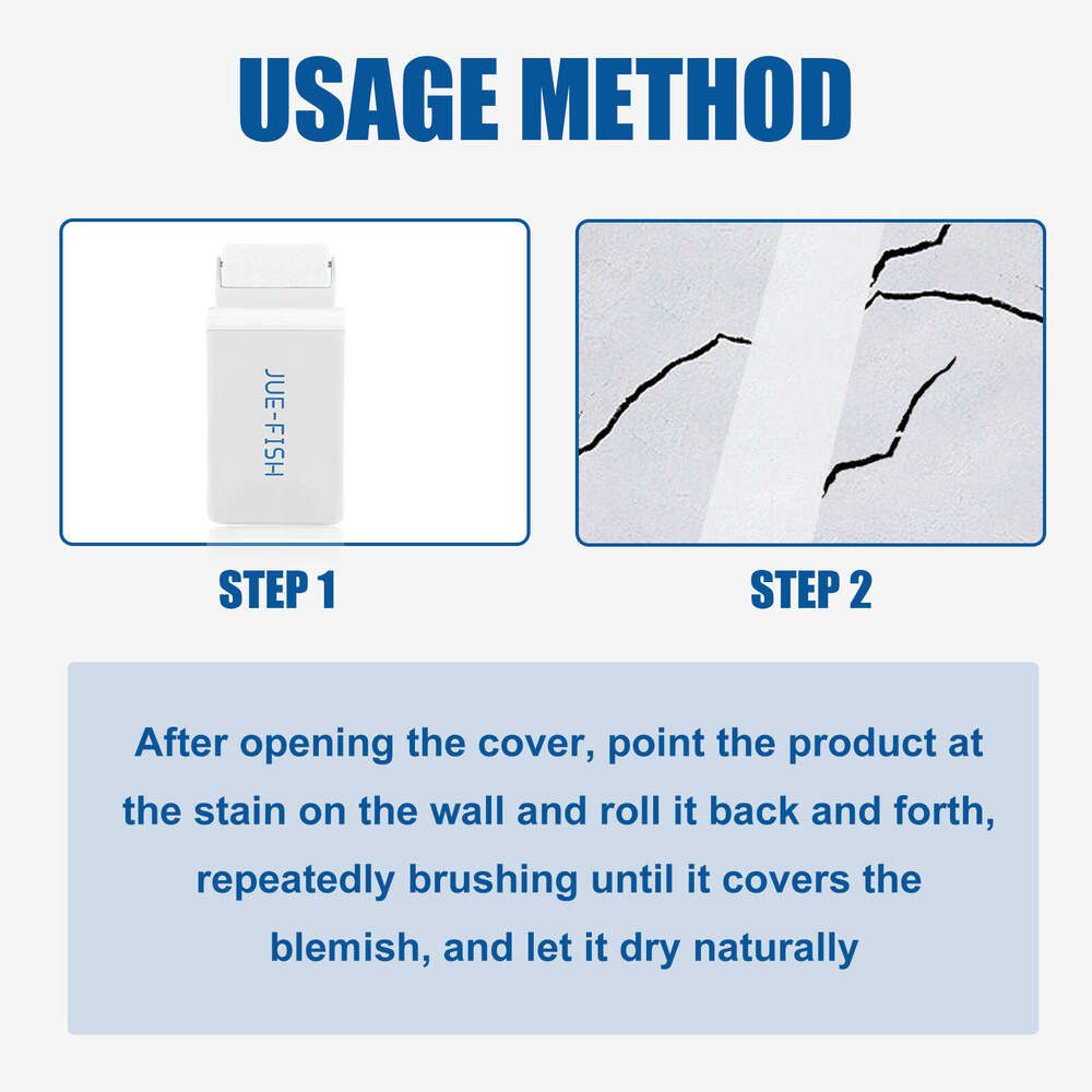Roller Brush White Renovation Moisture-Proof Crack Graffiti Covering Wall Repair Paint S260202