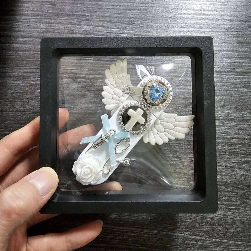 Windproof Angel Wings Cute Outdoor Jet Flame Lighter Cigarette Accessories Fashionable Girl with Gift Box W260202