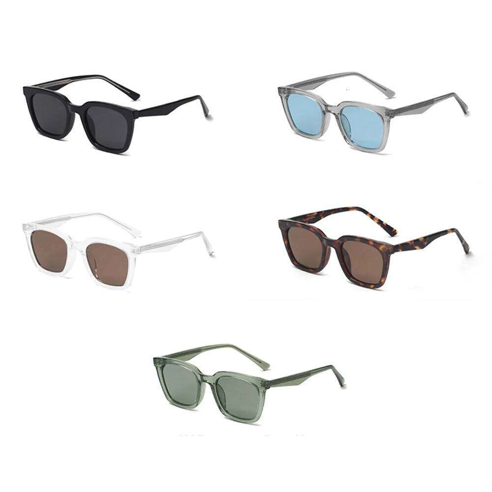 Peekaboo blue black square frame sunglasses men polarized high quality korean TR90 fashion sun glasses for women acetate uv400 H260202