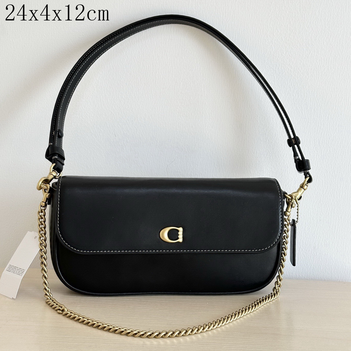 High Quality Brook Flap Bag Designer Gold Chain Hailey Shoulder Bag Womens Handbags Genuine Leather Underarm Purse Crossbody Bags Wallet Clutch Satchel Bags Black