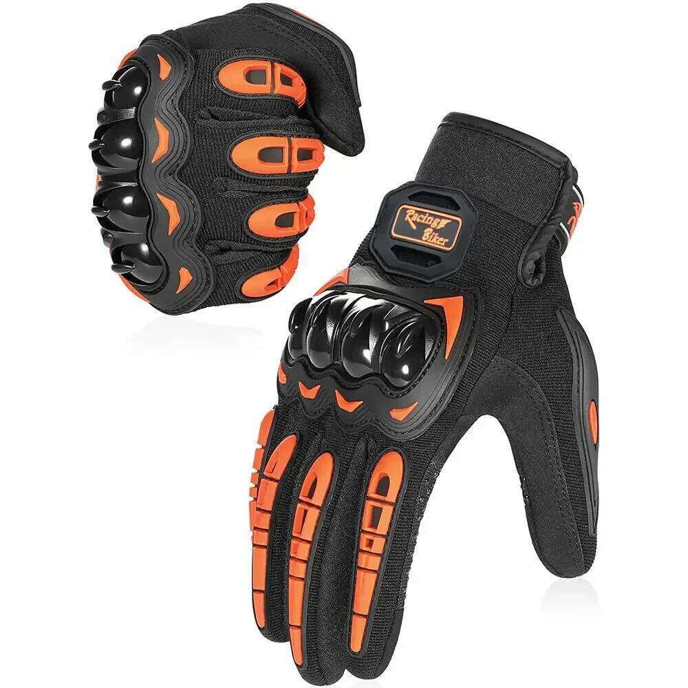 Full Finger Protective Motorcycle Waterproof Abrasion Resistant Riding Gloves For Men Women Durable Motocross Gear XJ260202