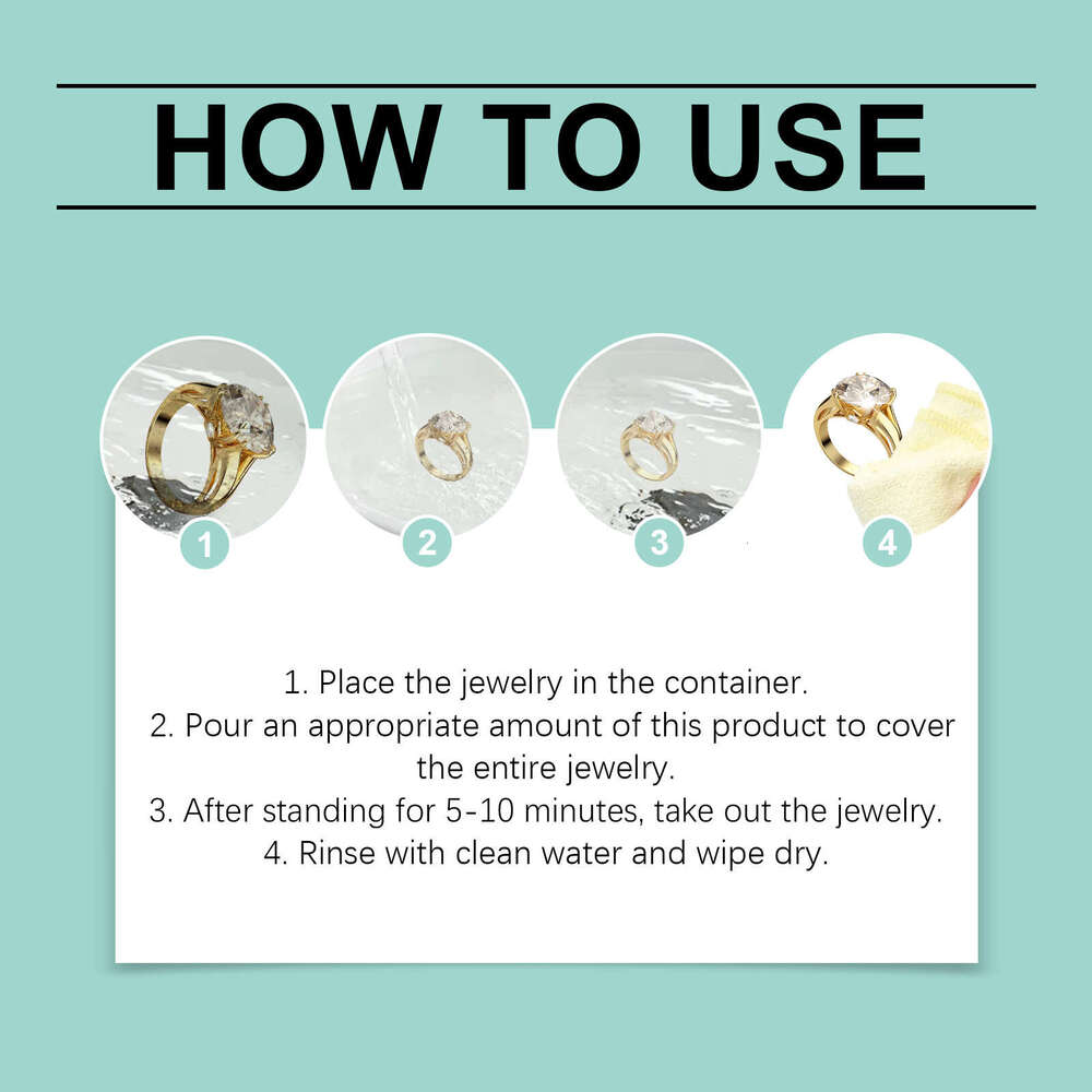 Jakehoe Cleaner Jewelry Metal Cleaning Stain Anti-Oxidation Rust Dust Removal Care Solution S260202