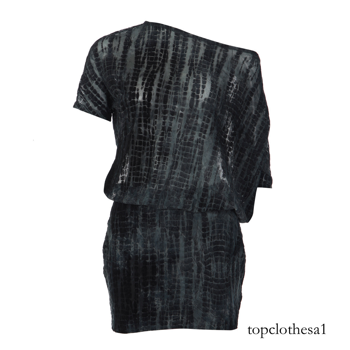 2026 Summer Hot-Selling New Fashion Color-Block Sexy Hollow Out Backless Asymmetrical Neck Tie Short Dress