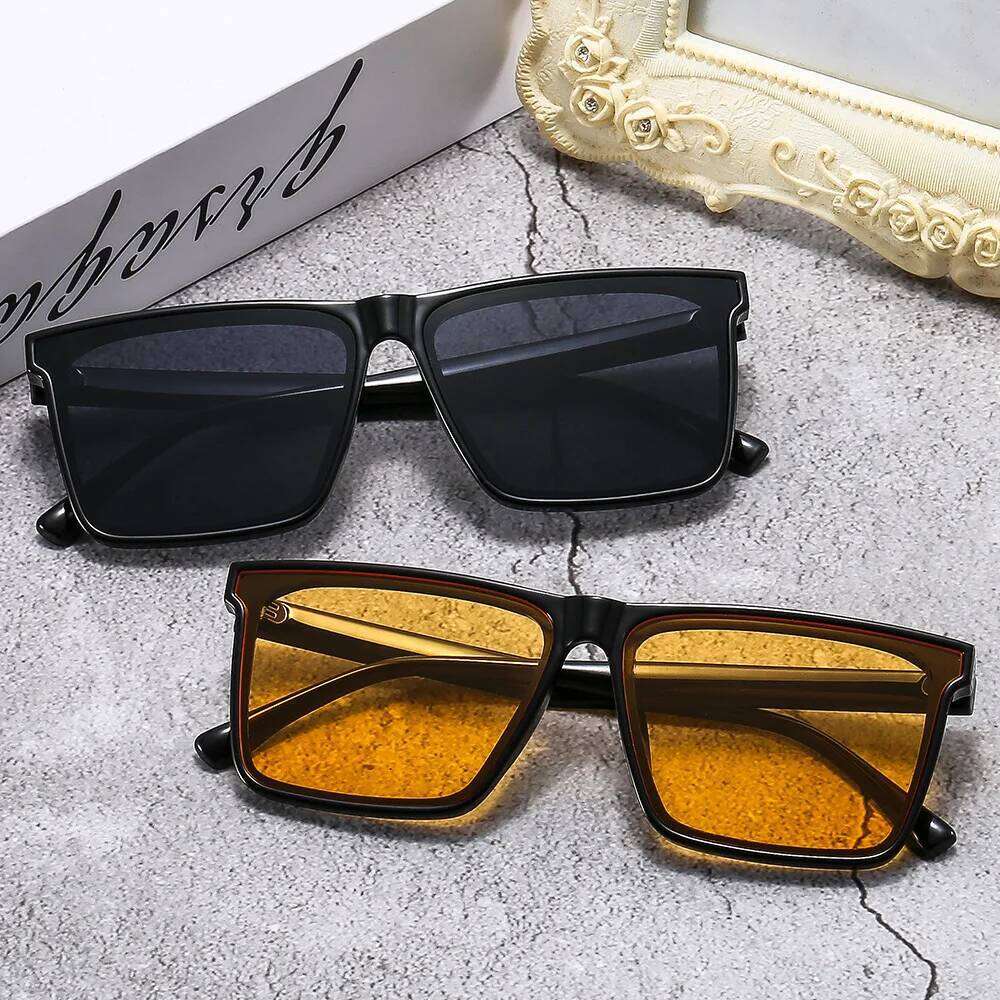 1/3PCS New Men's Driving Anti-UV Concave Shape Ladies Long Frame Sunglasses gafas de sol hombre H260202