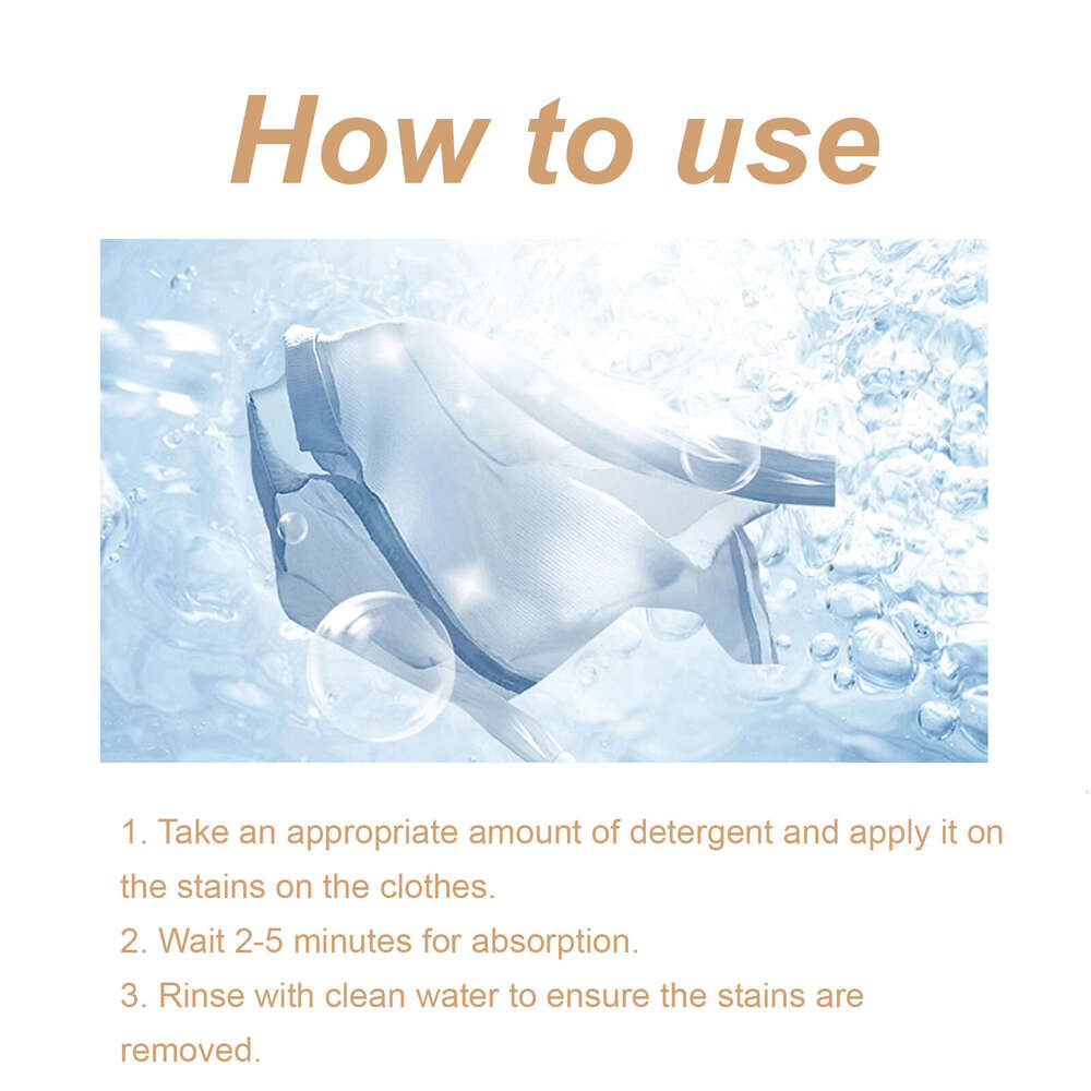 Jakehoe Stain Remover Cleaner Household Stubborn Stains Fragrance Clothes Cleaning S260202