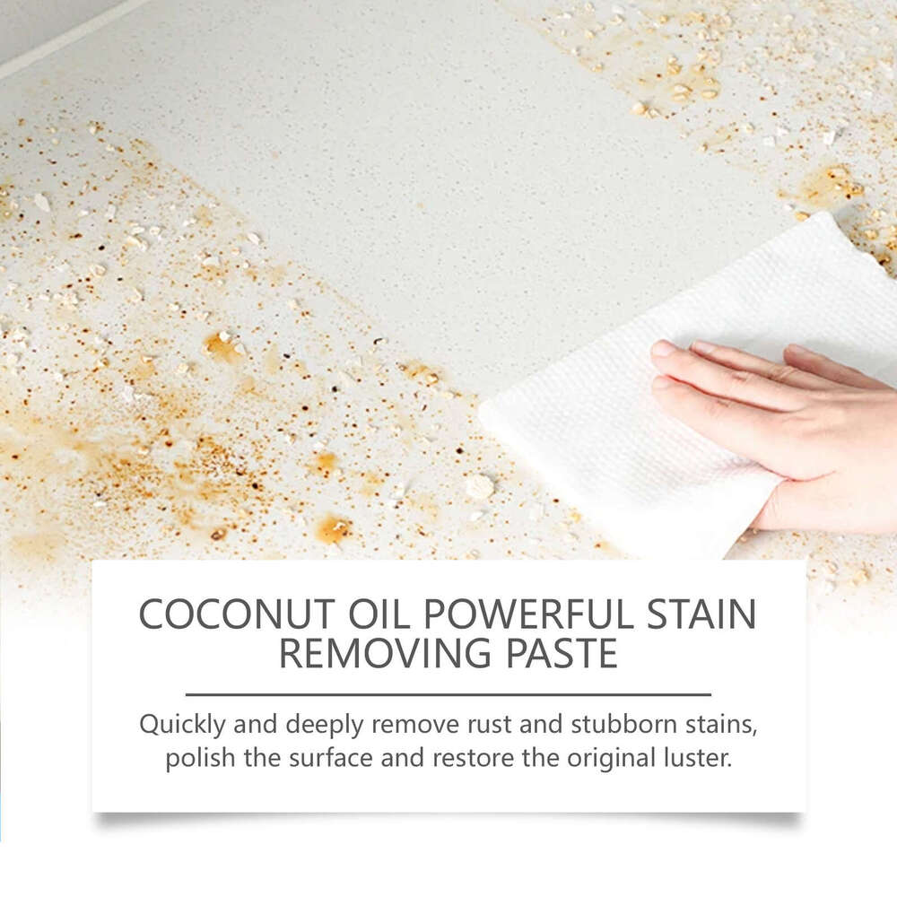 Coconut Remover Kitchen Heavy Oil Stain Multi-purpose Polishing Paste Degreaser Surface Cleaner S260202