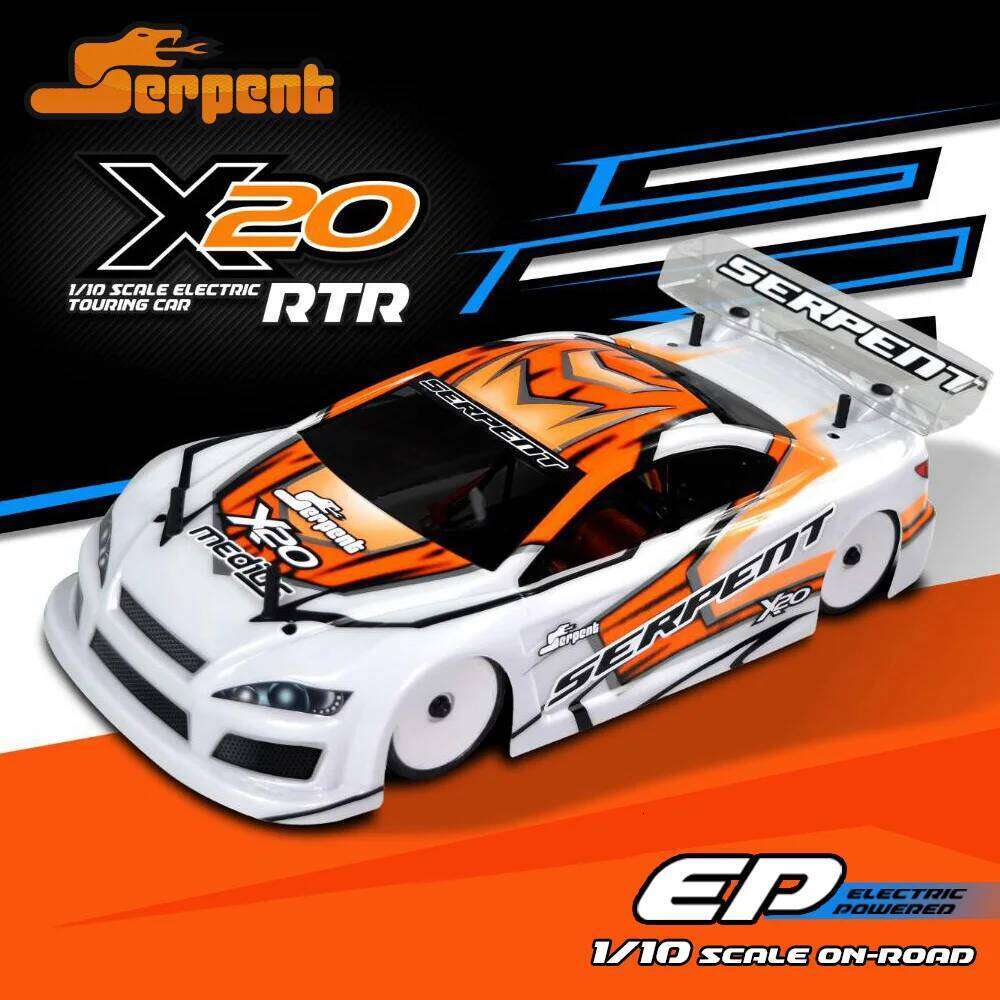 1/10 Serpent X20 RTR On-Road 2.4GHz Electric RC 4WD with Brushless Motor Set Remote Control Car without Battery Y260131