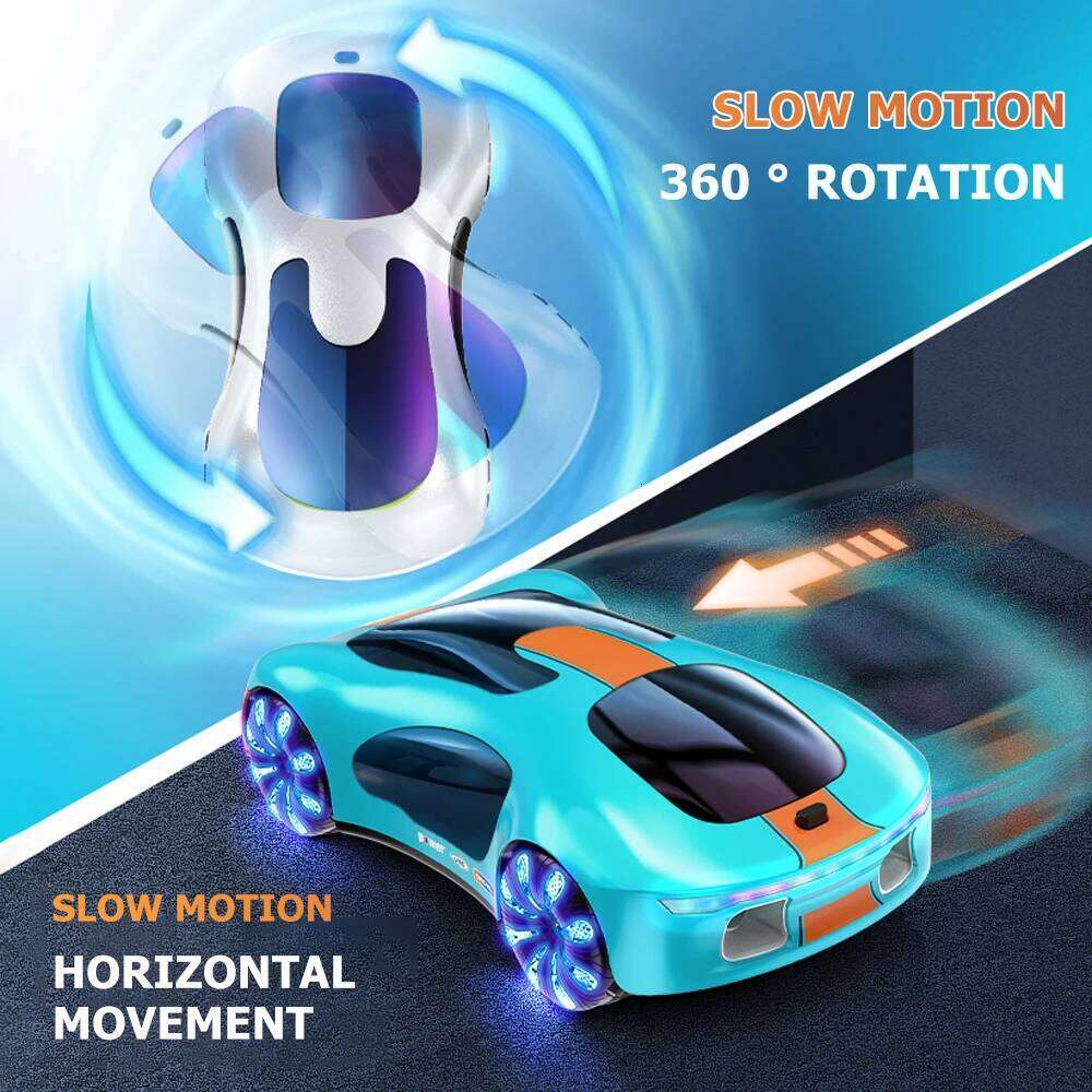 RC Cars Toys 2.4GHz Remote Control Car with Cool Lights Music & Spray Effects Gesture Sensing Gifts for Boys Girls Y260131