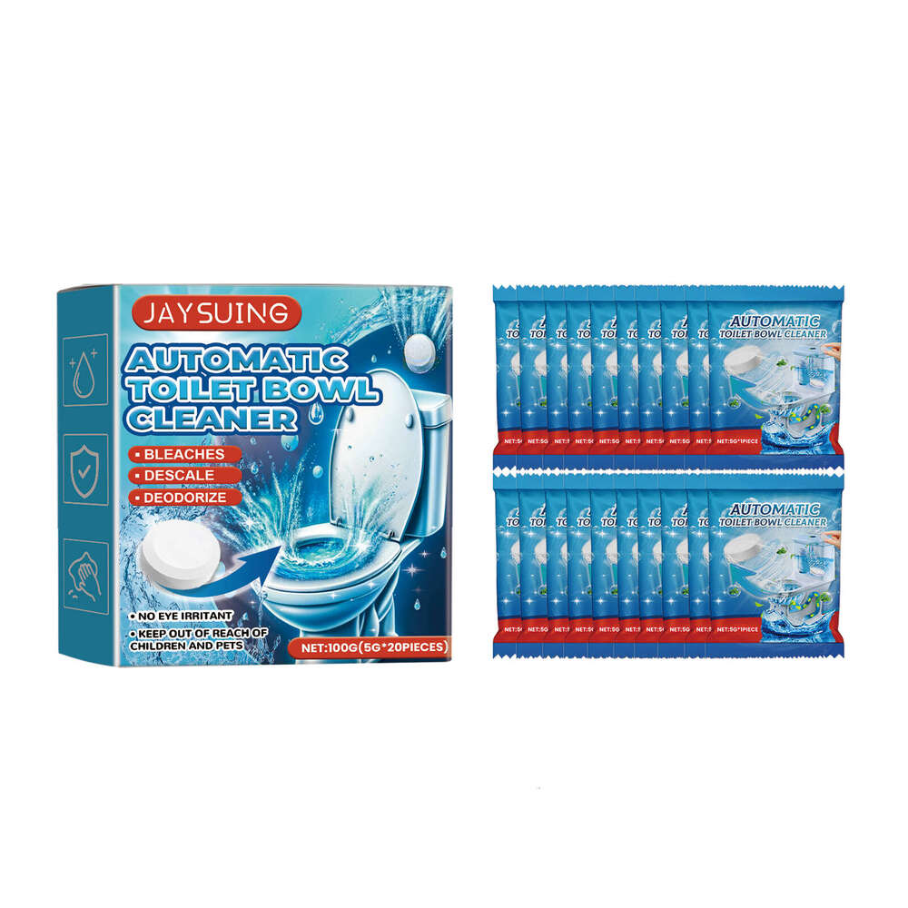 JAYSUING Easy Cleaning Stain Removal Efficient Descaling Deodorizing Toilet Effervescent Tablets S260202
