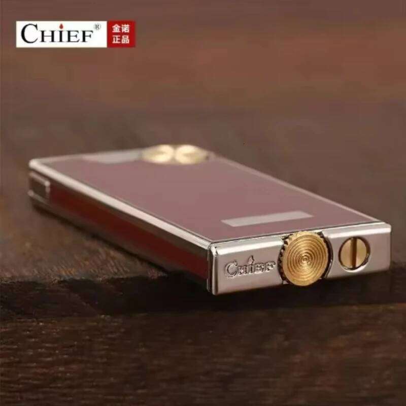 New Slim Kerosene Creative Mini Small Portable Laser Electroplating Process Pure Copper Lightweight and Stylish Lighter W260202