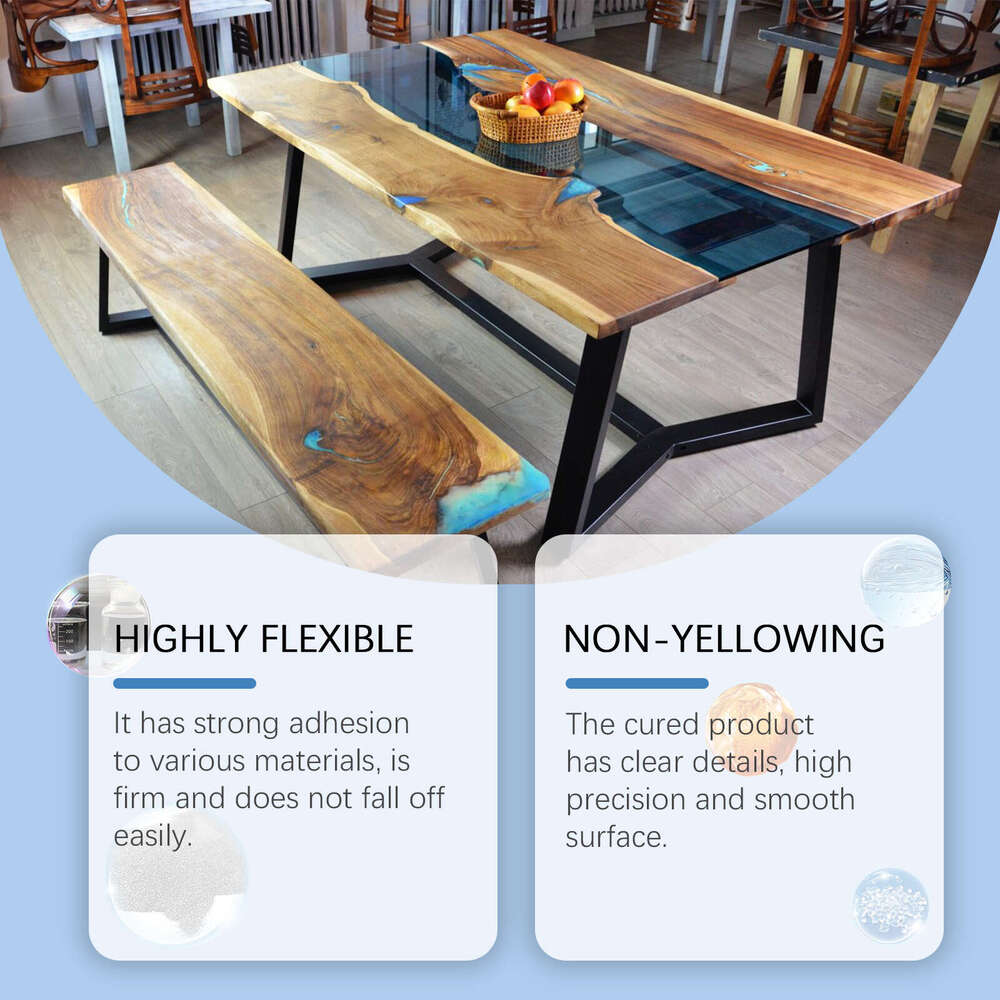 Dowmoo Transparent AB High Transparency Anti-Yellowing Material Epoxy Resin Product Kit S260202