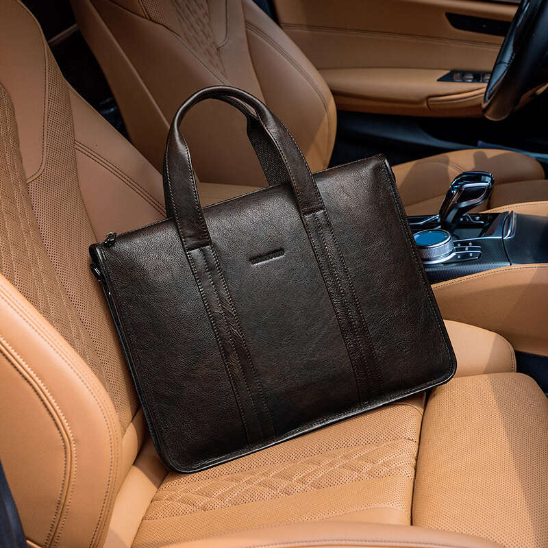 Luxury Shoulder Bags Totes Hobo King Paul Handbag Briefcase Men S Business Office Inch Laptop Leather Bag SENYY