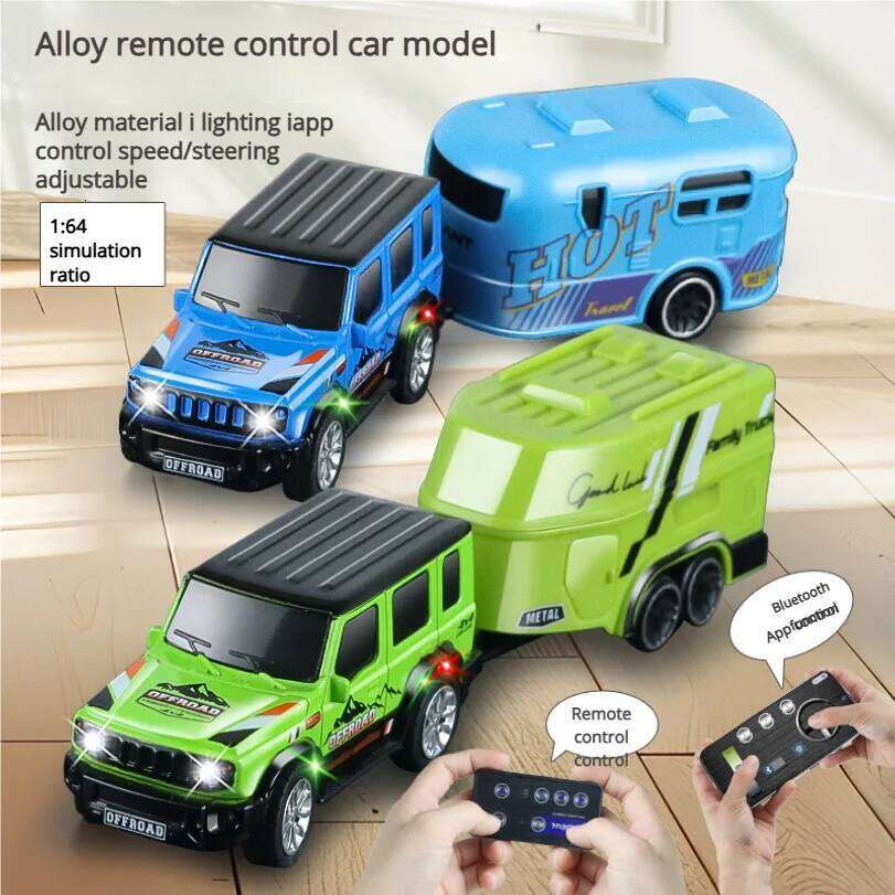 Cross Border 1:64 Alloy Mini Remote Control Off-road Drift Desktop Racing Pocket Car Birthday Children's Toy Y260131