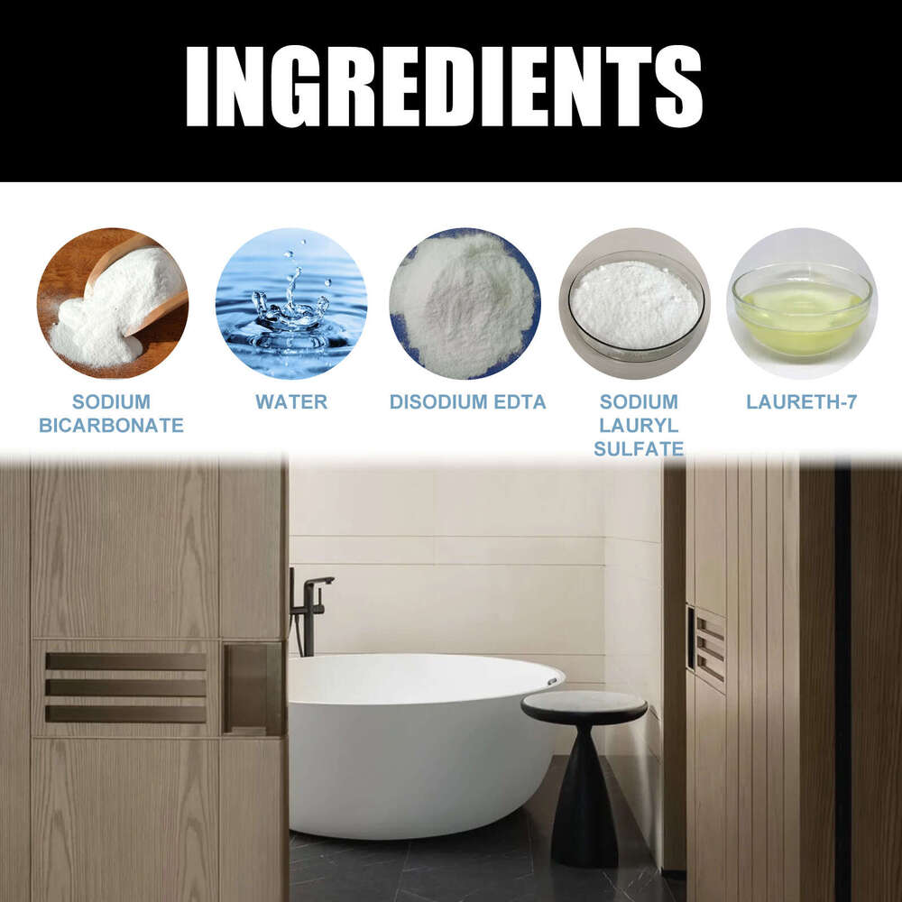 Jakehoe Bathroom Foam Cleaner Toilet Bowl Bathtub Sink Tile Stain Removal Cleaning Spray S260202