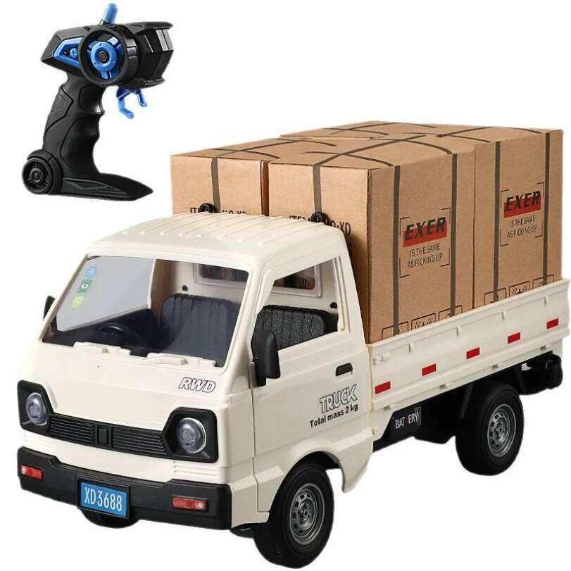 Spray Acousto-optic Remote Control Simulation Double Door Micro Card Drift Bread Truck Children's Toy Car Y260131