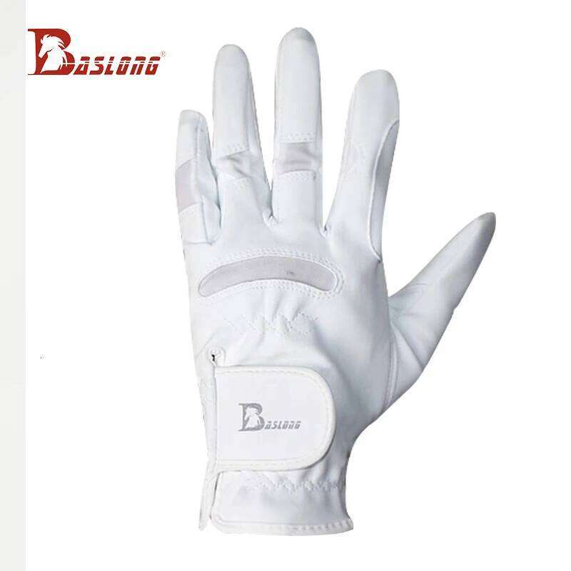 Baslong Equestrian All Year Round Non-Slip Wear-Resistant White Riding Equipment for Men and Women 266.4cm Dragon Harness Supplies Rider Gloves XJ2602