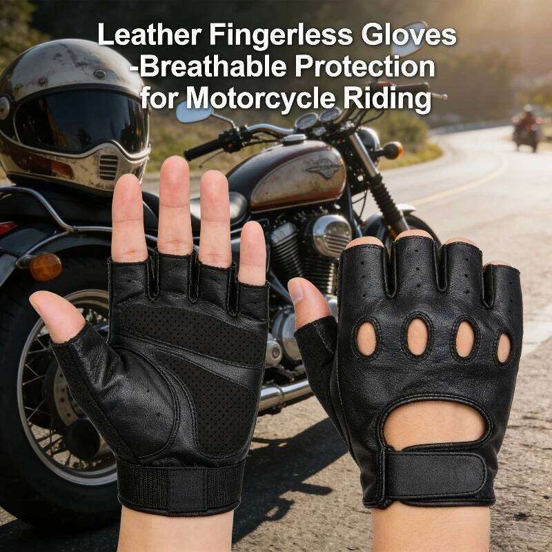 Men's and Women's Outdoor Autumn Adult Windproof Half-finger Cycling Gloves XJ260202