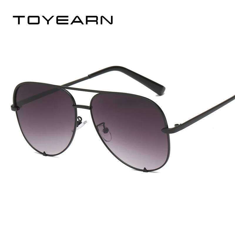 2024 New Fashion Brand Designer Ladies Pilot Sunglasses Women Men Goggle Gradient Sun Glasses For Female Mirror Shades UV400 H260202