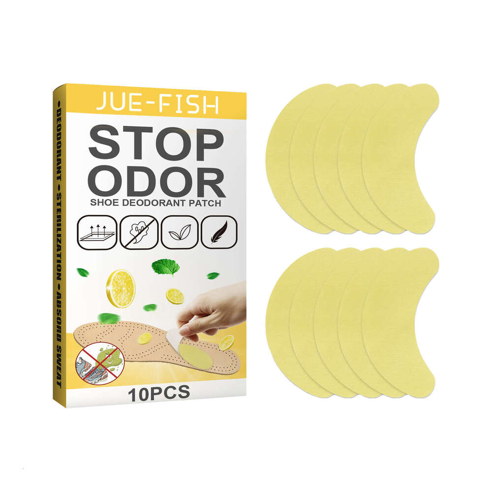 Jue-Fish Shoe Deodorant Fresh Removal Anti-Foot Sweat Sports Shoes Odor Insoles Pads S260202