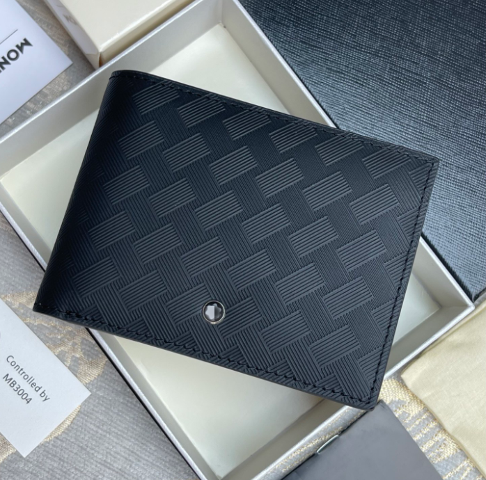 Upscale genuine leather wallets Card Holder Luxury Montblancs Purse designer Fashion bag High-Quality Man Wallet by MB with Classic Elegant Design