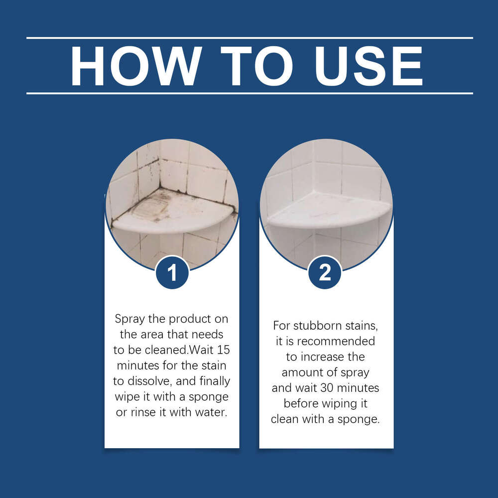 JAYSUING Household Bathroom Stain Remover for Toilets, Glass, and Water Stains Multi-Effect Cleaner S260202