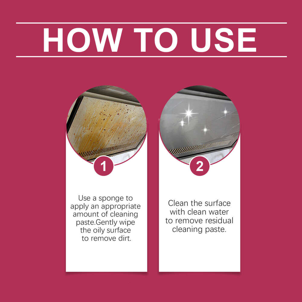 Cleaner Gentle Multi-Functional Cleaning Paste Removes Heavy Kitchen Grease S260202