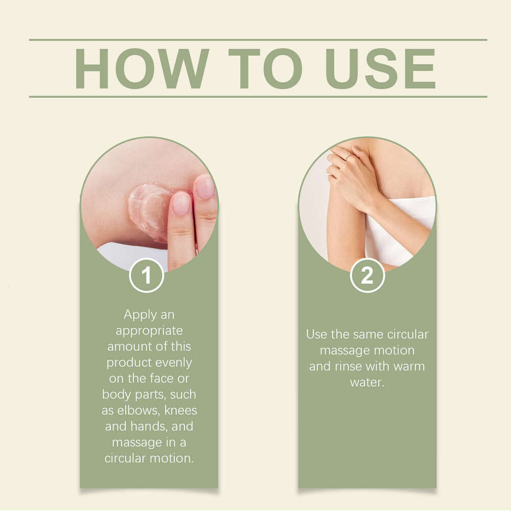 OceAura Exfoliating Care Gel Gentle Exfoliation Tender Cleansing Moisturizing Body Skin S260131