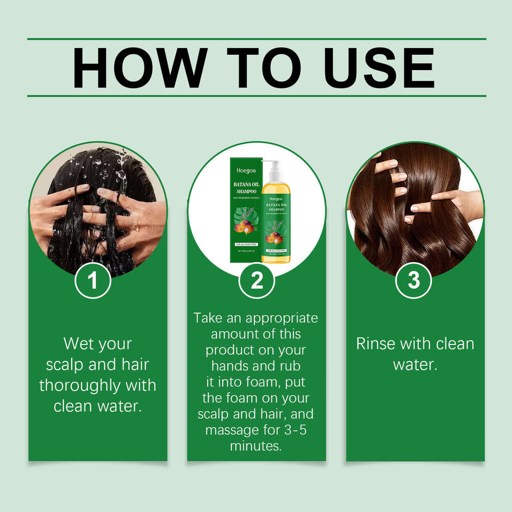 Hoegoa Rosemary Daily Gentle Cleansing and Moisturizing Scalp Natural Fluffy Shampoo Care S260131