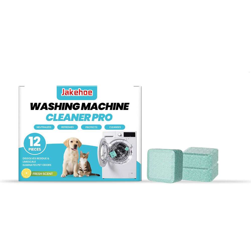 Jakehoe Washing Machine Tablets Daily Household Drum Washer Gentle Cleaning Stains Scale Odors S260202