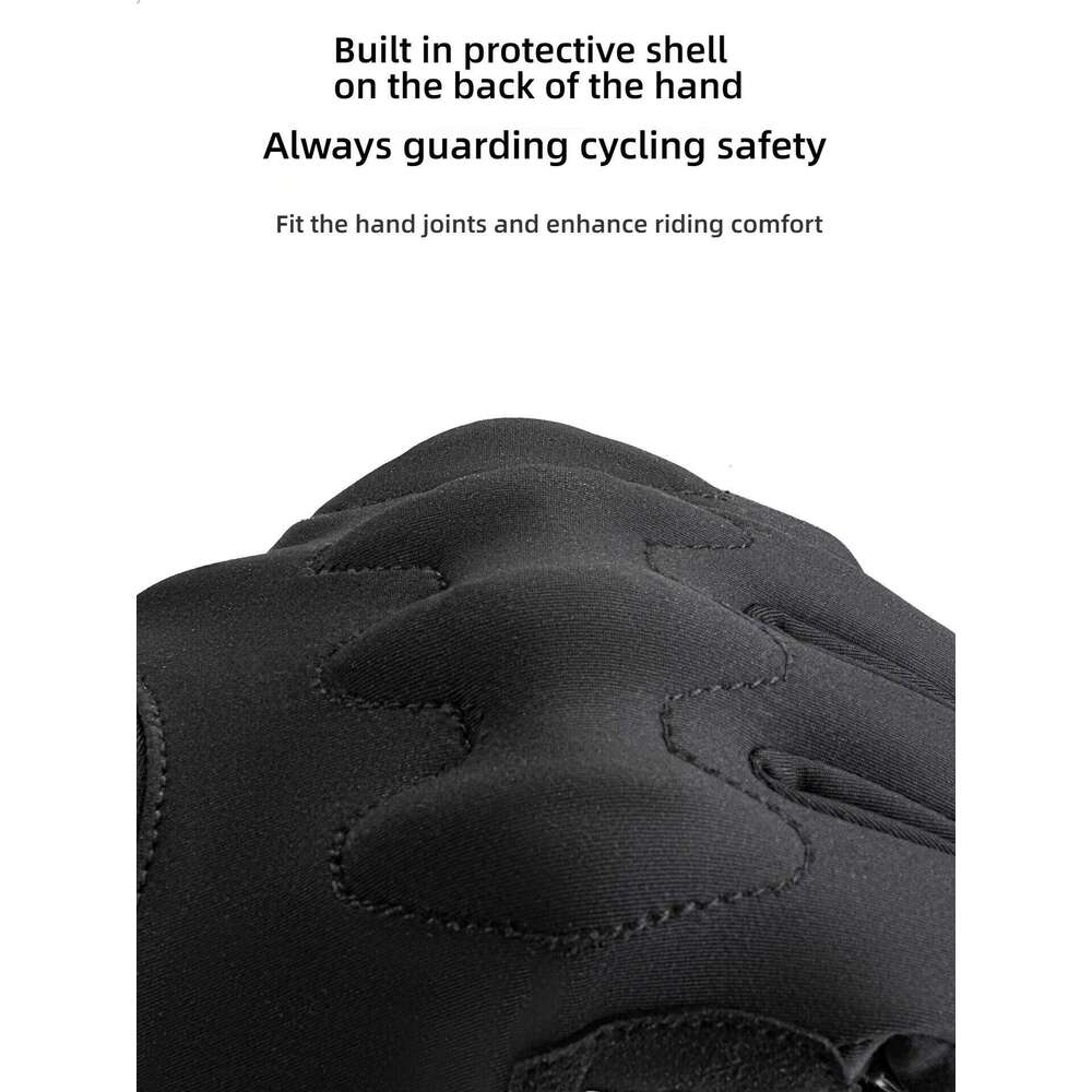 TOSUOD Keep Warm Bicycle Full Finger Men Winter Autumn Windproof Cycling Glove Touch Screen MTB Road Bike Gloves XJ260202