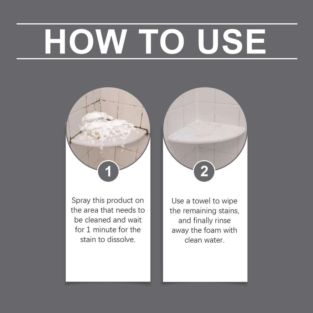 Jakehoe Stain Removal Foam for Cleaning Bathroom Kitchen Countertops Floors Wood Multi-Surface Cleaner S260202