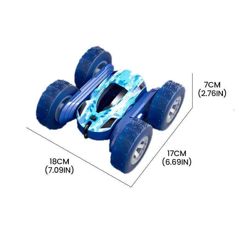 Stunt Car Double Sided Flip 2.4G Remote Control Drifting Cars Rotation Rc Off Road Vehicle with Light Children Xmas Gift Y260131