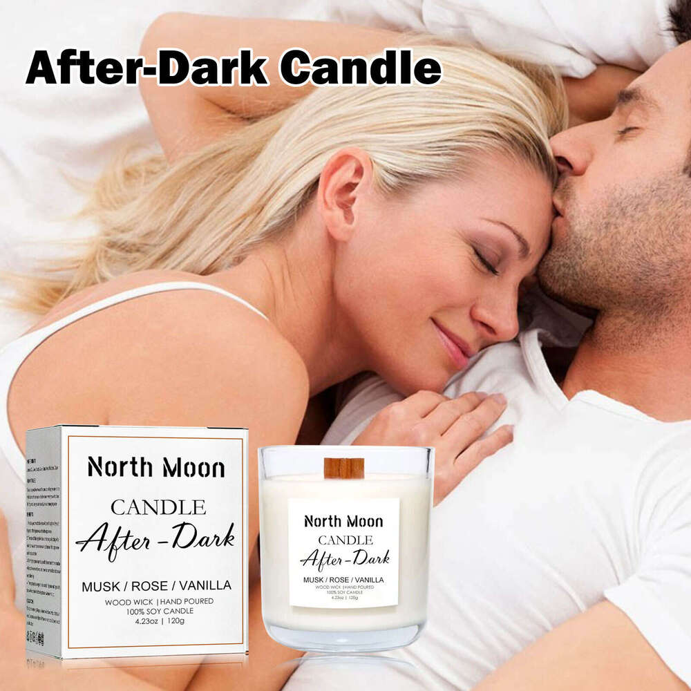North Moon Candle Aromatherapy Natural Fresh Long-lasting Gift Romantic Home Bedroom Solid Fragrance S260202