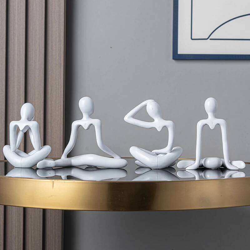 Creative Abstract Character Ornaments, ArtSculpture, Sitting Sculpture, Modern Home, Living Room DecorationsCute Small Ornaments Y260202