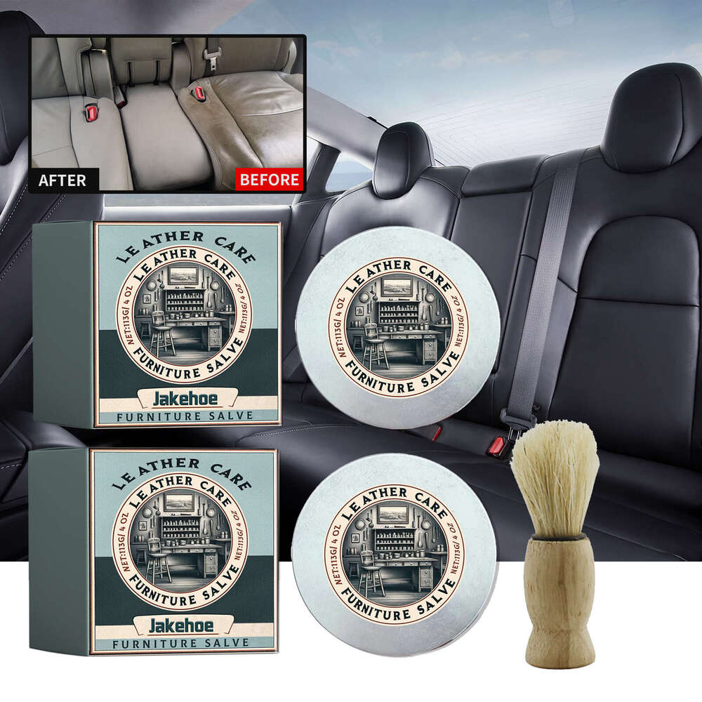 Furniture Oil Care Repair Cream for Leather Jackets Car Seats Sofas Cleaning and Maintenance S260202