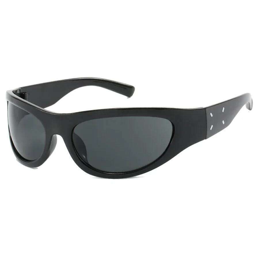 Y2k Sports Sunglasses Women Men 2024 Luxury Brand Fashion Classic Punk Sun Glasses Female Retro 2000' Futuristic Sunglass Shades H260202