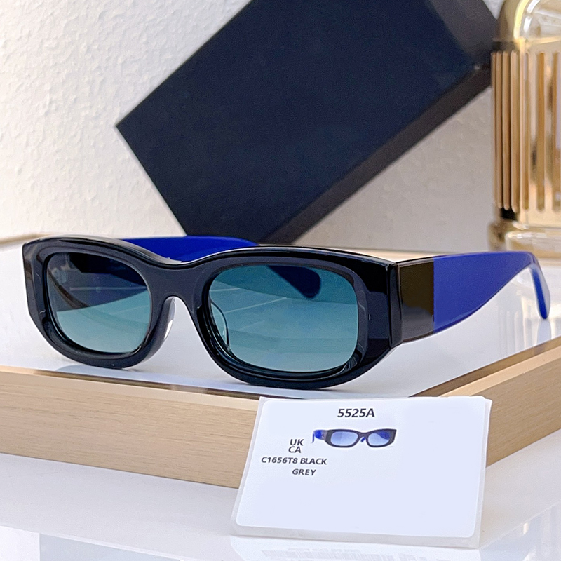 Designer Sunglasses For Women Men Fashion Two Color Temple Rectangle Eyewear 5525 Luxury Sunglasse Outdoor Goggles UV400 Glasses With Box