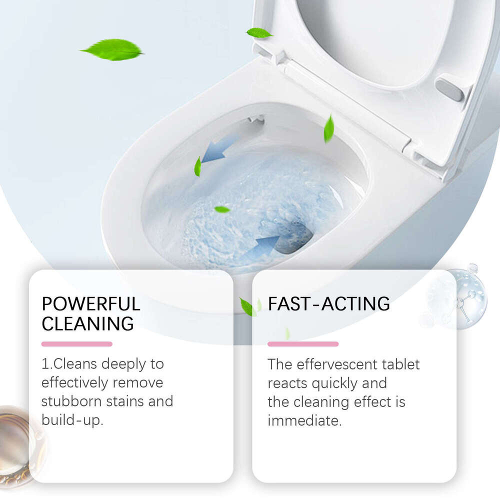 JAKEHOE Cleaning Effervescent Household Bathroom Stain Remover Toilet Cleaner Tablets S260202