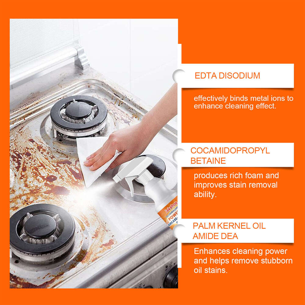 Jakehoe Kitchen Stove Range Hood Degreaser Cleaning Bright Multi-effect Cleaner S260202