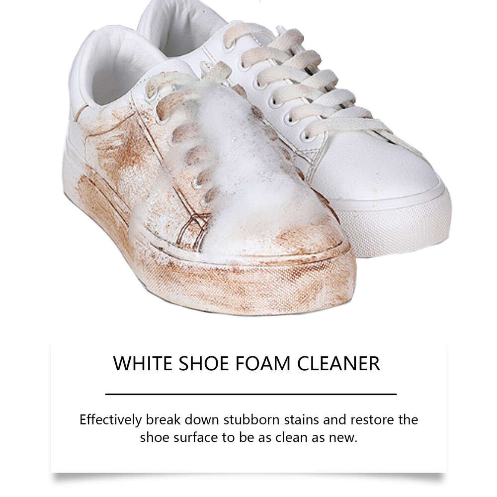 Jue-Fish White Stain Removal Whitening Multi-Functional Shoe Foam Cleaner S260202