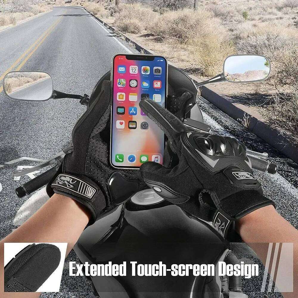 Full Finger Protective Motorcycle Waterproof Abrasion Resistant Riding Gloves For Men Women Durable Motocross Gear XJ260202
