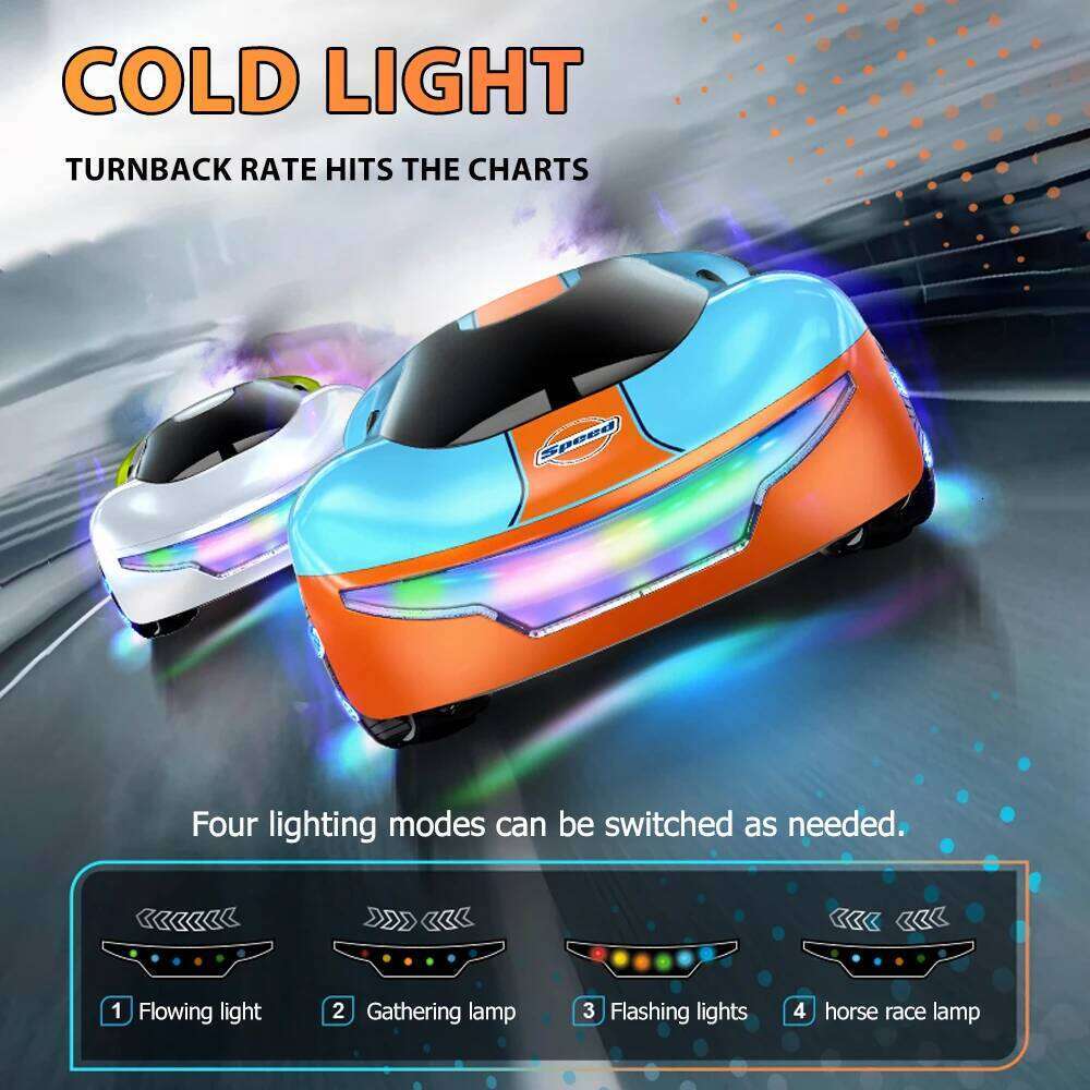 RC Cars Toys 2.4GHz Remote Control Car with Cool Lights Music & Spray Effects Gesture Sensing Gifts for Boys Girls Y260131