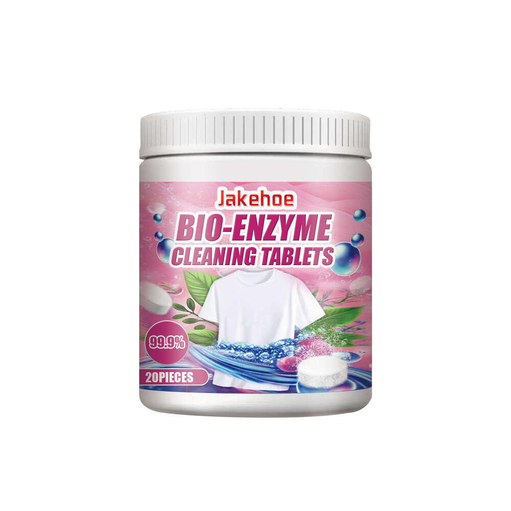 JAKEHOE Biological Enzyme Explosive Salt Clothes Cleaning Stain Removal Effervescent Tablets S260202