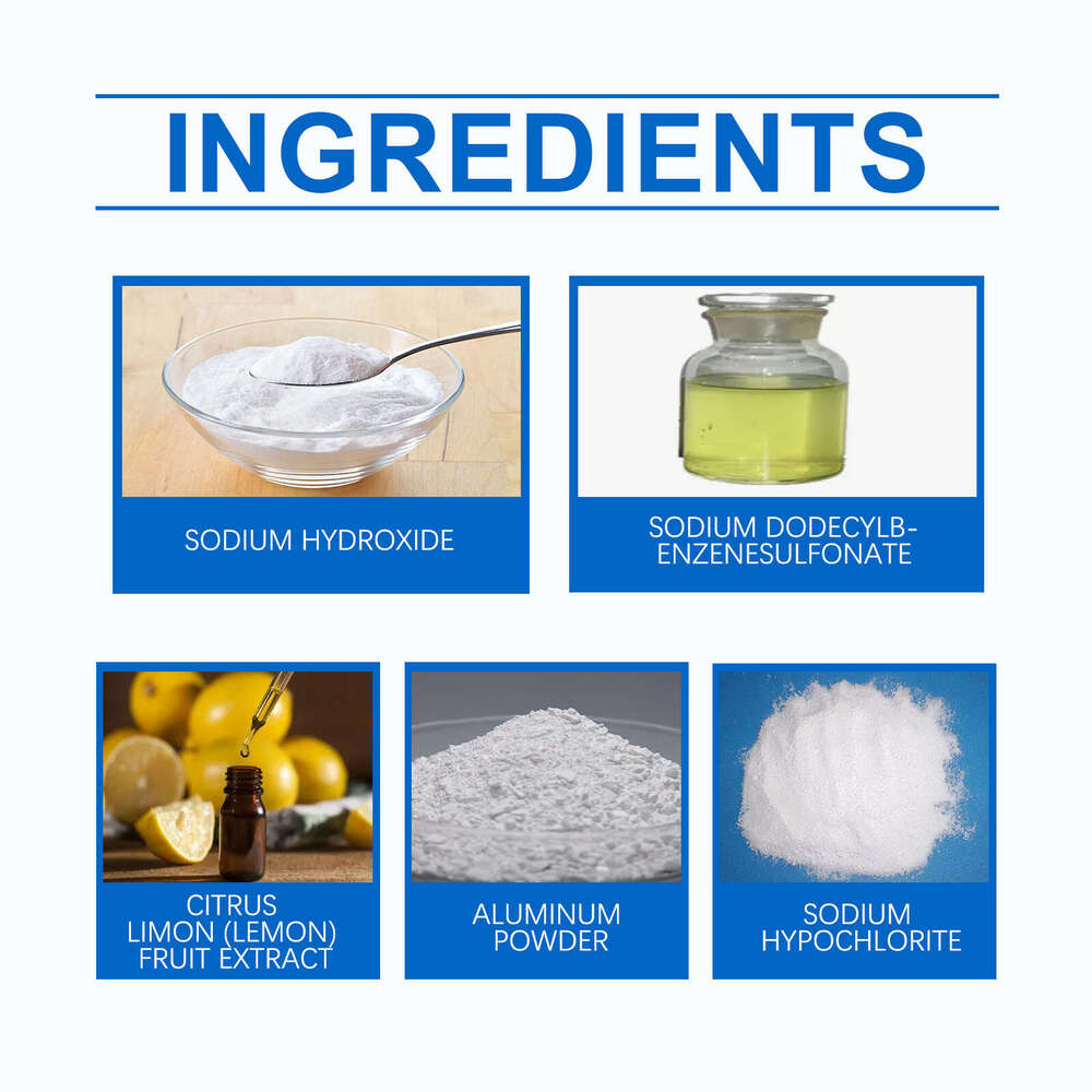 JUE FISH Bathroom Pipe Cleaning Dissolving Drain Cleaner Anti-Clogging Powder S260202